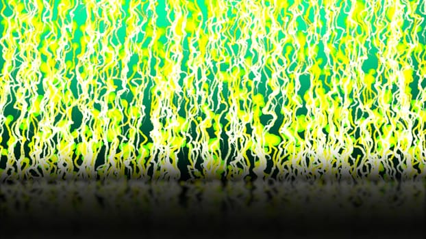 3d illustrations, The movement of the Free-form clouds, such as small green leaves