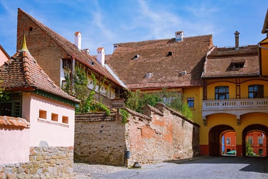 Small Medieval Fortified City - Sighisoara, Romania