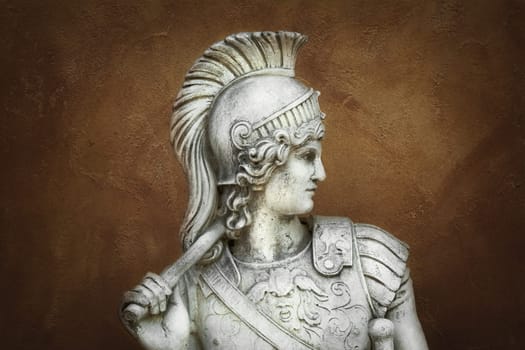 Sculptural portrait of an ancient hero