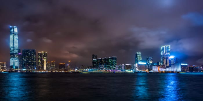 Hong Kong, March 2013 Symphony of Lights is a daily show in Hong Kong It is the world largest permanent light and sound show, Guinness World Records