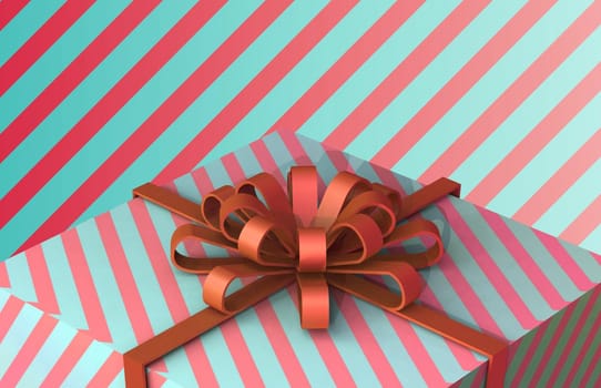 Happy birthday and gift box background