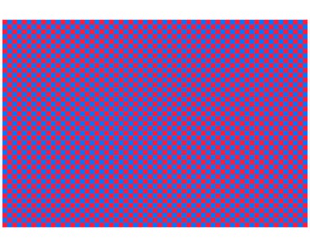 Checkerboard pattern as background