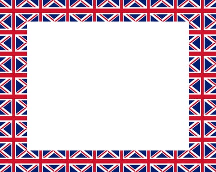 British flag with copy space