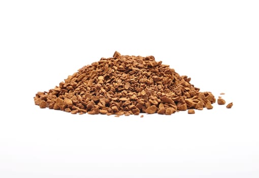 Instant Coffee on white background