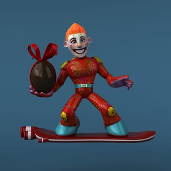 Mexican hero - 3D Illustration