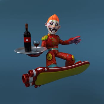 Mexican hero - 3D Illustration