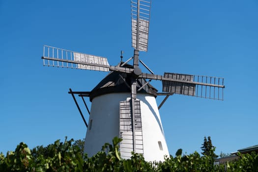Historic Flour Mill, landmark at Retz in Weinviertel of Austria