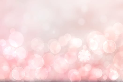Abstract blurred vivid spring summer light delicate pastel pink bokeh background texture with bright soft color cherry blossoms and flowers. Card concept. Beautiful backdrop illustration.