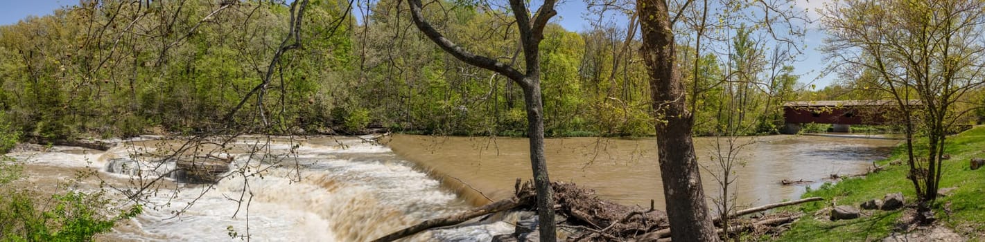 Cataract Falls on the Mill Creek, after heavy rains