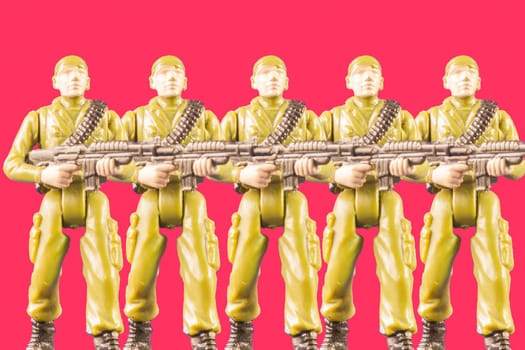 Toy soldiers of navy seals. Miniature of Soldiers