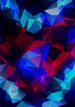 Colorful Polygonal Mosaic Background, illustration,  Creative  Design