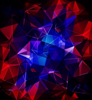 Colorful Polygonal Mosaic Background, illustration,  Creative  Design