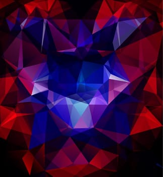 Colorful Polygonal Mosaic Background, illustration,  Creative  Design