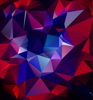 Colorful Polygonal Mosaic Background, illustration,  Creative  Design