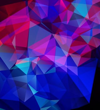 Colorful Polygonal Mosaic Background, illustration,  Creative  Design