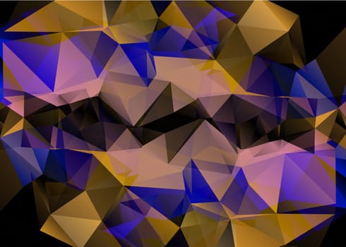 Colorful Polygonal Mosaic Background, illustration,  Creative  Design