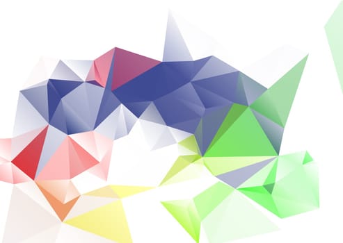 Colorful Polygonal Mosaic Background, illustration,  Creative  Design