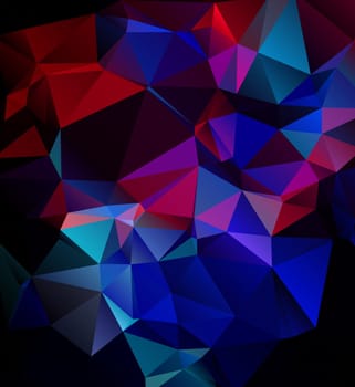 Colorful Polygonal Mosaic Background, illustration,  Creative  Design