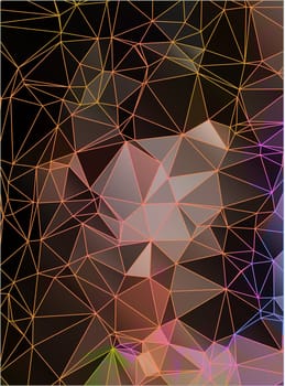 Colorful Polygonal Mosaic Background, illustration,  Creative  Design