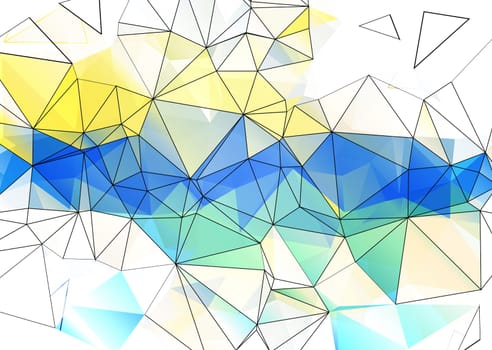 Colorful Polygonal Mosaic Background, illustration,  Creative  Design