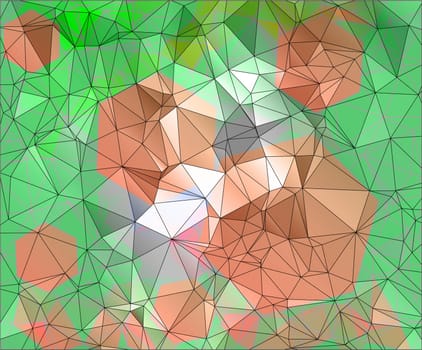 Colorful Polygonal Mosaic Background, illustration,  Creative  Design
