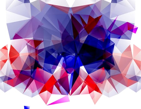 Colorful Polygonal Mosaic Background, illustration,  Creative  Design
