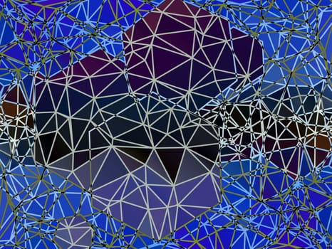 Colorful Polygonal Mosaic Background, illustration,  Creative  Design