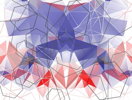 Colorful Polygonal Mosaic Background, illustration,  Creative  Design