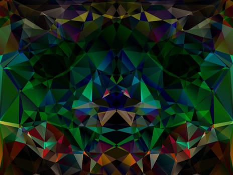 Colorful Polygonal Mosaic Background, illustration,  Creative  Design