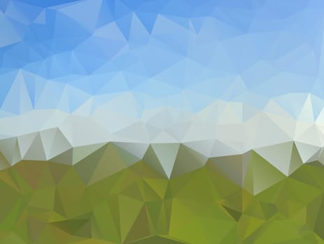 Colorful Polygonal Mosaic Background, illustration,  Creative  Design