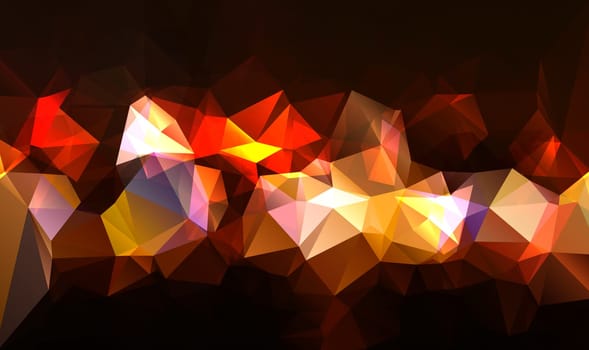 Colorful Polygonal Mosaic Background, illustration,  Creative  Design