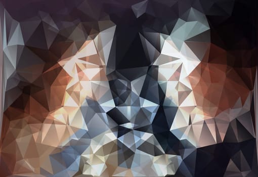 Colorful Polygonal Mosaic Background, illustration,  Creative  Design