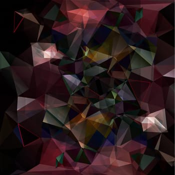 Colorful Polygonal Mosaic Background, illustration,  Creative  Design