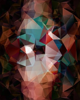 Colorful Polygonal Mosaic Background, illustration,  Creative  Design