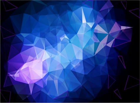 Colorful Polygonal Mosaic Background, illustration,  Creative  Design