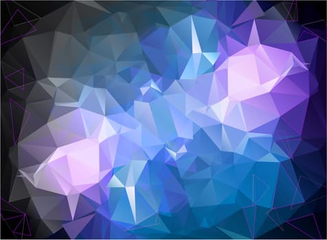 Colorful Polygonal Mosaic Background, illustration,  Creative  Design