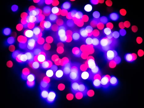 Colored red and blue color bokeh background