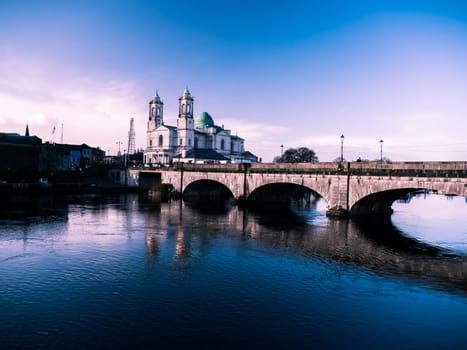 Athlone bridge and river at day time