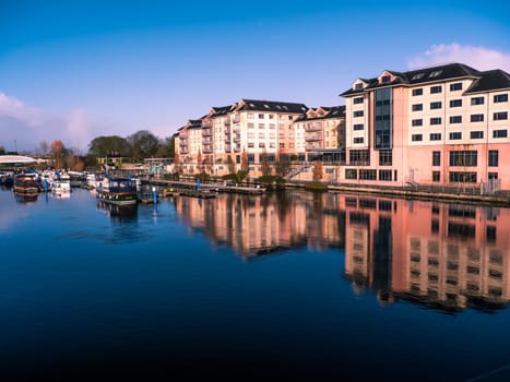 Athlone bridge and river at day time