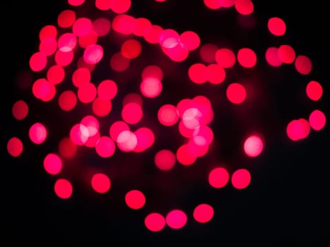 Heart bokeh background, Love Valentine's day background