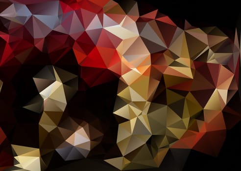 Colorful Polygonal Mosaic Background, illustration,  Creative  Design