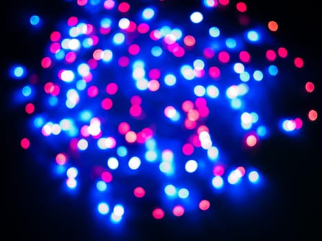 Colored red and blue color bokeh background