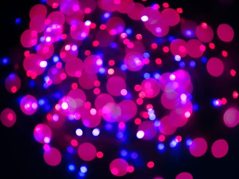 Colored red and blue color bokeh background