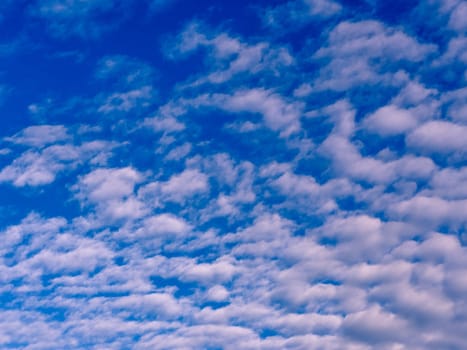 Beautiful clouds sky in Ireland at day time