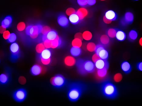 Colored red and blue color bokeh background