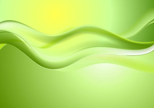 Abstract bright waves design. Vector background
