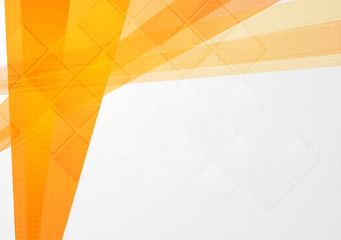 Abstract orange technical backdrop. Vector design