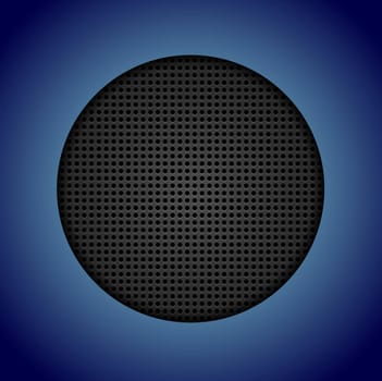 Abstract dark perforated texture. Vector background
