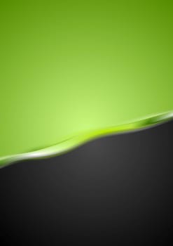 Abstract contrast wavy vector background