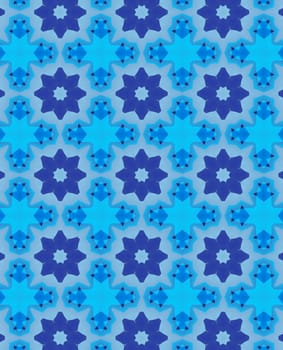 Ethnic pattern. Abstract kaleidoscope fabric design texture